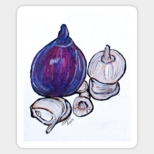 Onion And Garlic Sticker
